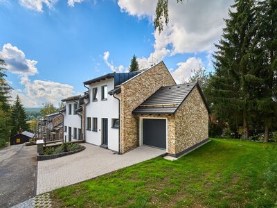 novostavby domu v rámci projektu Jenišovské vyhlídky Lipno