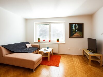 Pronájem plně vybaveného bytu 2+kk (58 m²) –  v lokalitě Havlíčkovy kolonie.